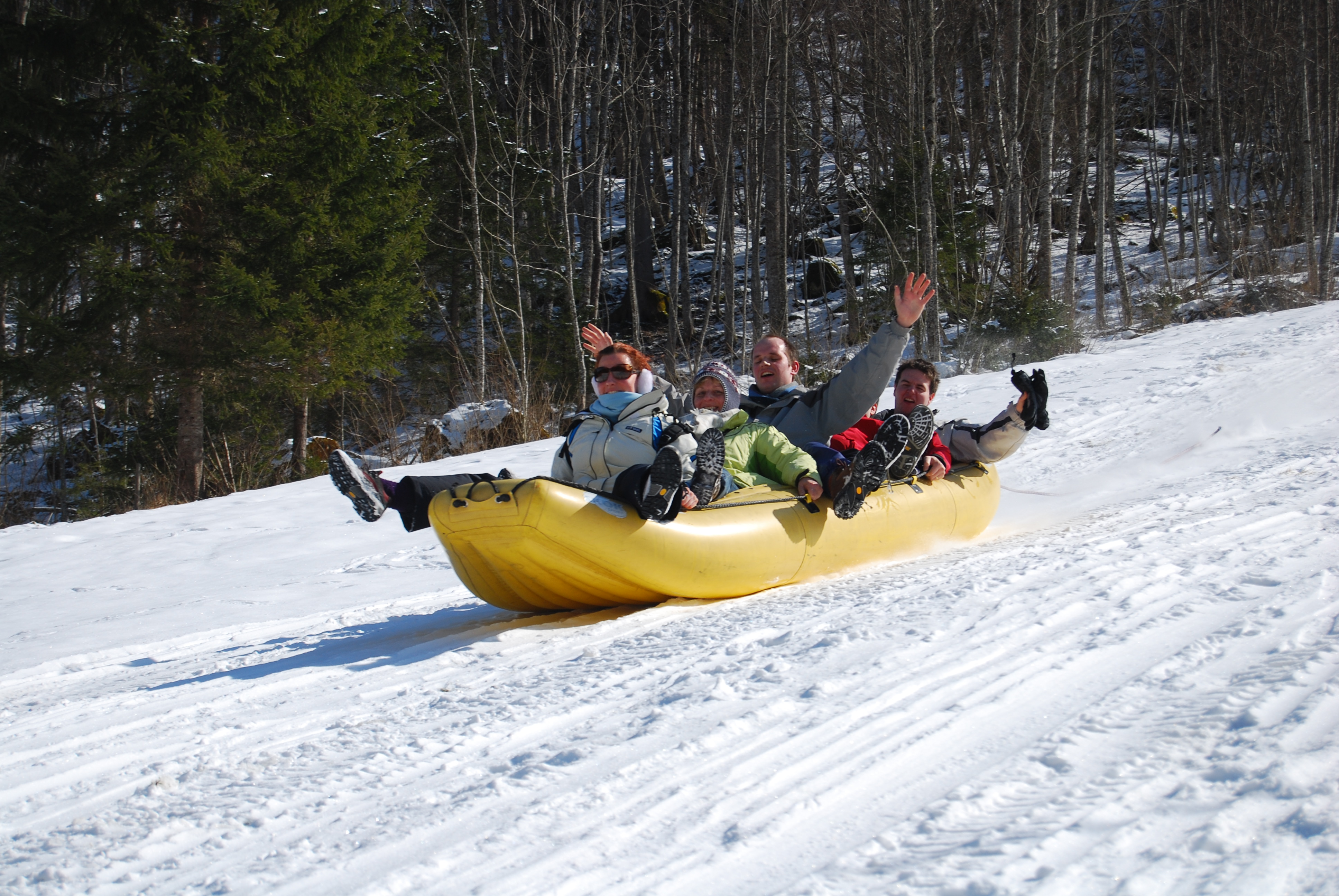 Zimske aktivnosti Snežni rafting